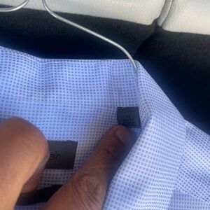 Calvin Klein Blue Checkered Shirt